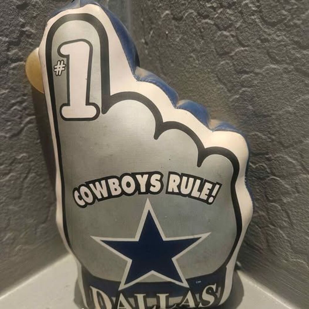 Dallas Cowboys No 1 Suction Cup Stuffed Animal
